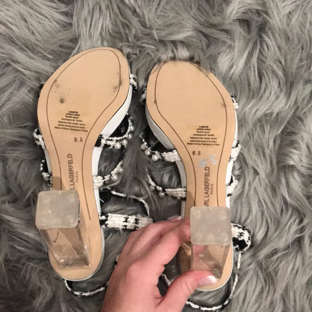 SOLD Karl Lagerfeld heels - Picture 3 of 3